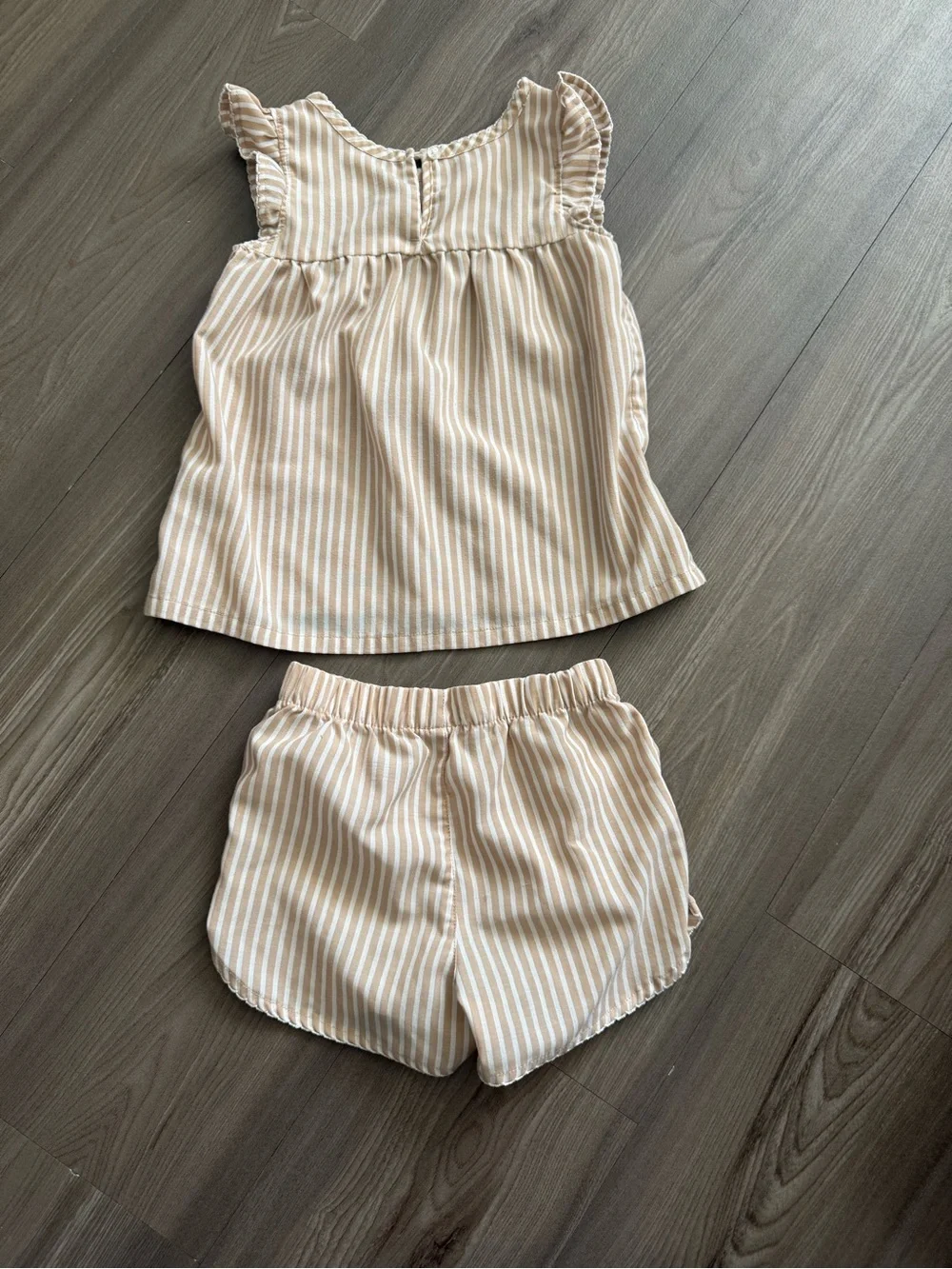 Baby Gap Pajamas Set Poplin Striped 4 Years